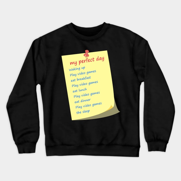 not of my perfect day Crewneck Sweatshirt by rashiddidou